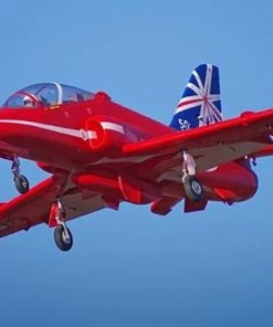 FMS BAE Hawk Red Arrows 80mm EDF- PNP -FMS Sales Shop FMS099P REF 4