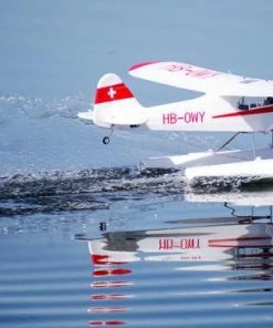 FMS Piper J-3 Cub W/Floats 1400mm V4 PNP -FMS Sales Shop FMS106PF REFV2 1