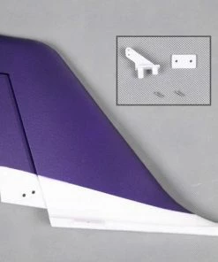 FMS 80mm Futura Purple Vertical Stabilizer