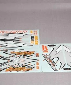 FMS 90mm Super Scorpion Stickers Orange