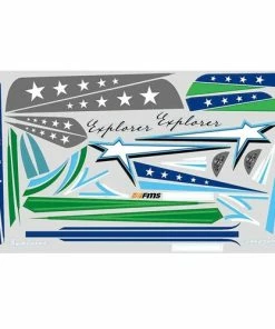 FMS 1.1M F3A Explorer Decal Sheet