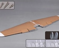 FMS Mess Bf109 (1.4M) Main Wing Set (New) Brown