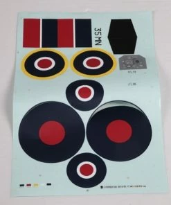 FMS 1100mm Typhoon Decal Sheet