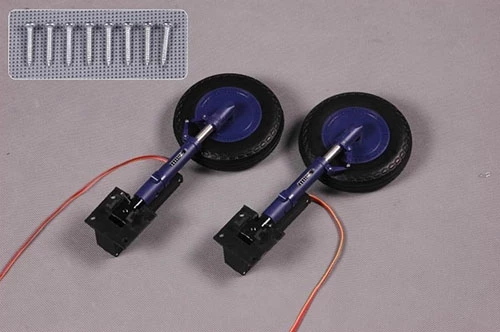 FMS 1700mm F4U Front E-Retract System (2Pc) (Blue) 1 FMS 1700mm F4U Front E-Retract System (2Pc) (Blue)