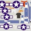 FMS P51B Dallas Darling Decal Sheet