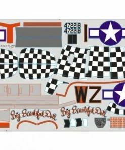 FMS P51 V7 Bbd Decal Sheet